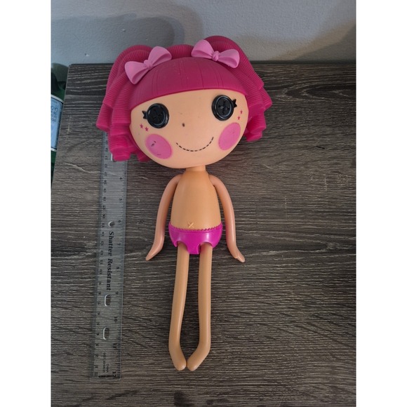 lalaloopsy Other - Lalaloopsy Tippy Tumblelina Doll 12" Pink Hair 2009 MGA